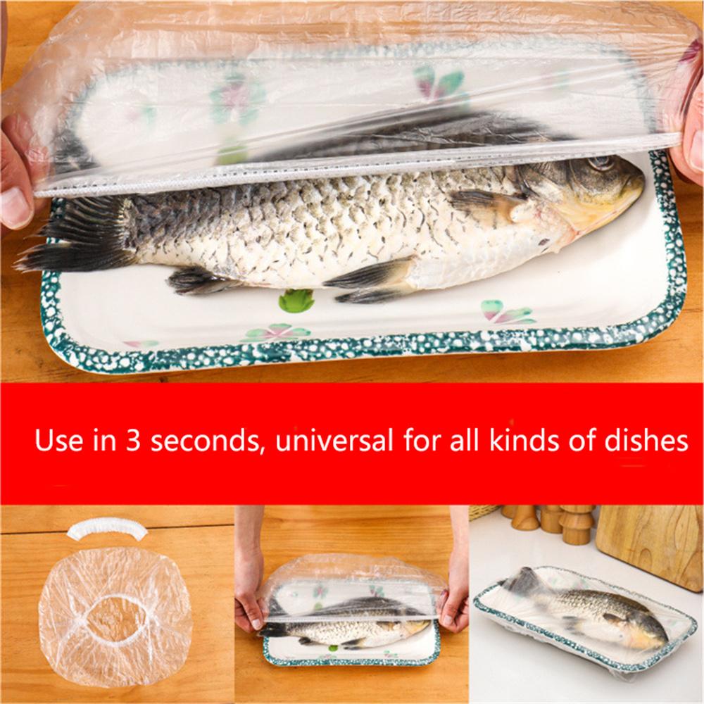 Disposable PE Cling Film Refrigerator Food Anti-String Taste Preservation Cover