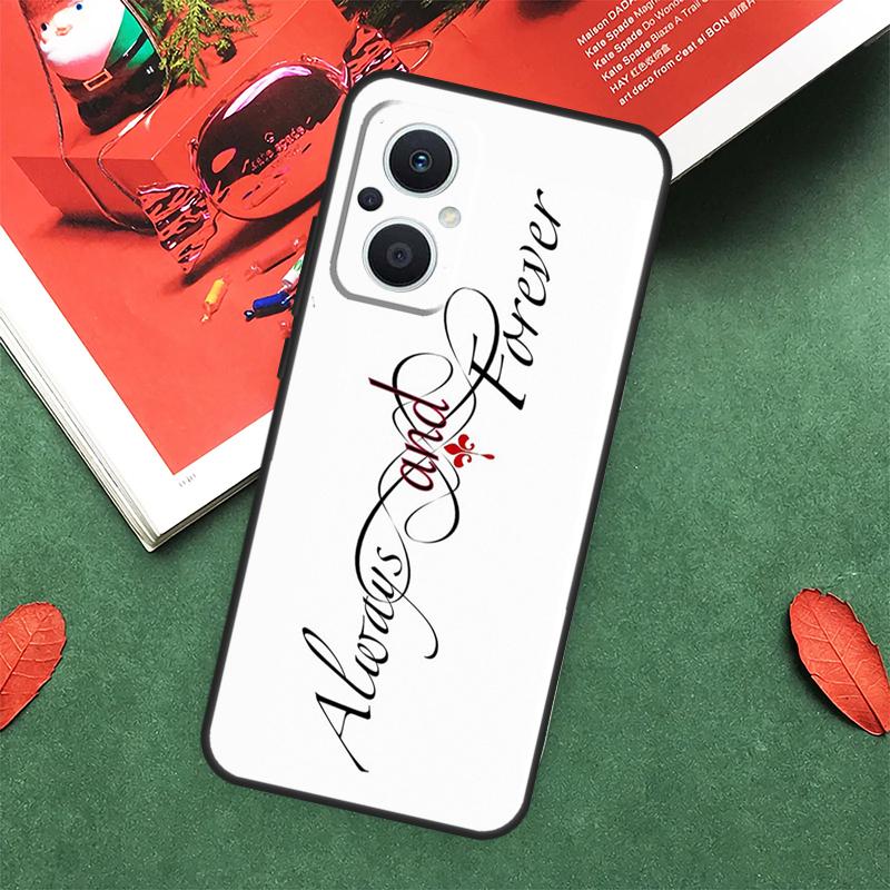 The Vampire Diaries Always Forever Case For OPPO Reno 13F 14F 12F 11F 12 11 10 14 Pro 8T 8 Lite OPPO Find X9 X8 X6 X5 Pro Cover