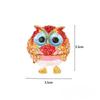 Exquisite Owl Jewelry Box Small Pendant for Tabletop Display, Storage Box for Household Use, Ring and Stud Jewelry Box