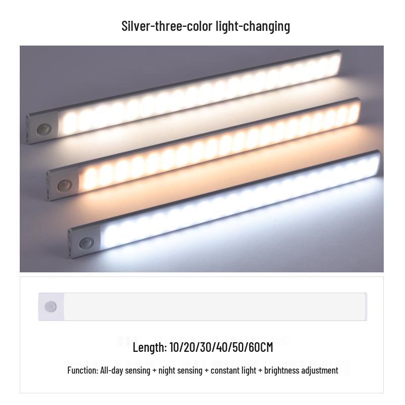 Rechargeable Ultra-Thin Wireless LED Cabinet Light with Motion Sensor