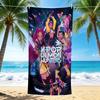 1Pc Kpop Demon Hunters Beach Towel Quick Dry Multiuse For Beach Pool Gym Yoga Home Travel Christmas Halloween Xmas Gift N1228