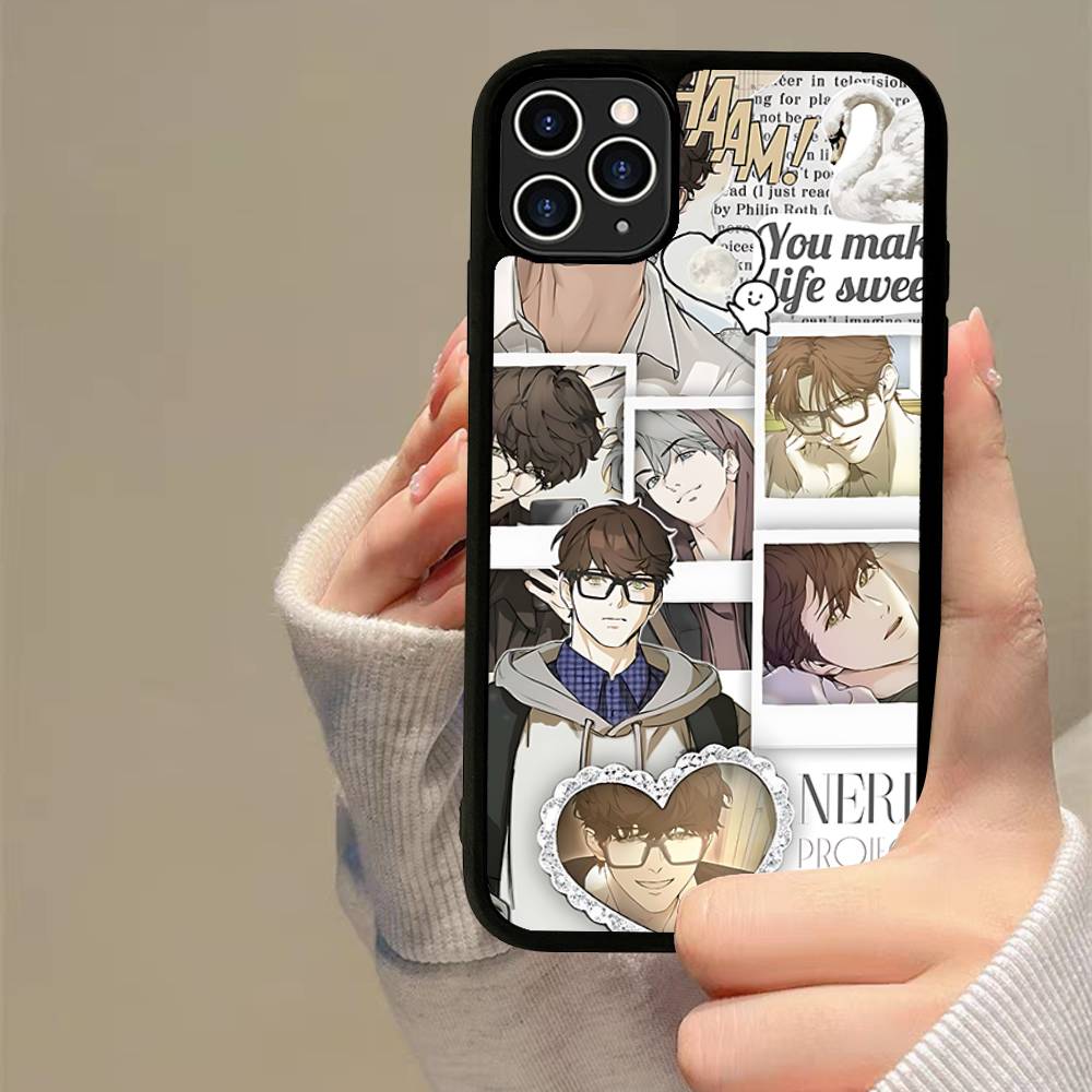 Nerd Project Bl Anime Phone Case For iPhone 16 Pro Max 15 14 Plus 14 13 12 11 17 PC+TPU Cases Back Cover