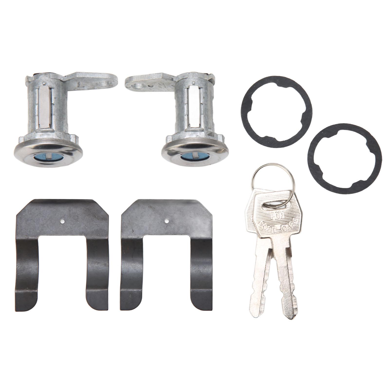 

2 комплекта цилиндров дверных замков 5070001 противоугонная защита с ключами замена замка зажигания автомобиля для Ford
