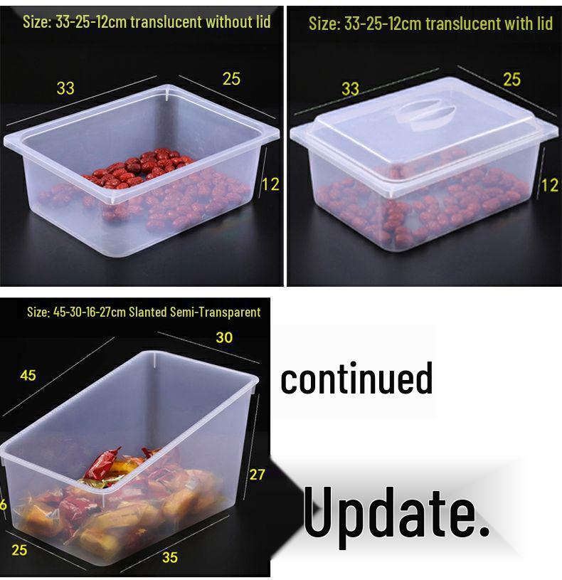 Transparent Plastic Display Box for Bulk Dried Fruit, Candy, Snacks