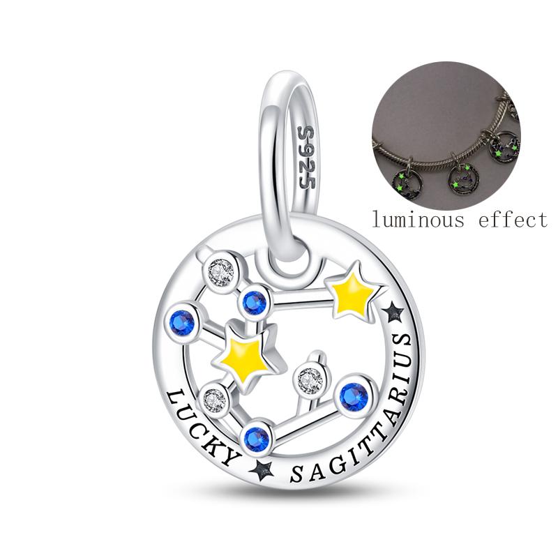 Copper Cross Birthday Stone Silicon Stop Charms Bead Dolphin Horseshoe Pendant For Original Bracelet Women Jewelry
