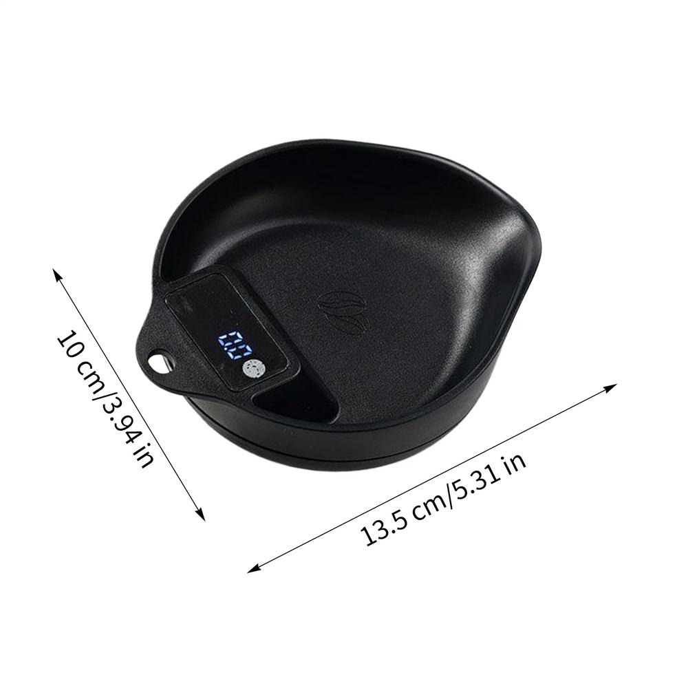 

Coffee Bean Scale Digital Coffee Scale Kitchen Food Scale Mini Kitchen Scale High Precision Measuring Accessories For Tea Coffee чорний