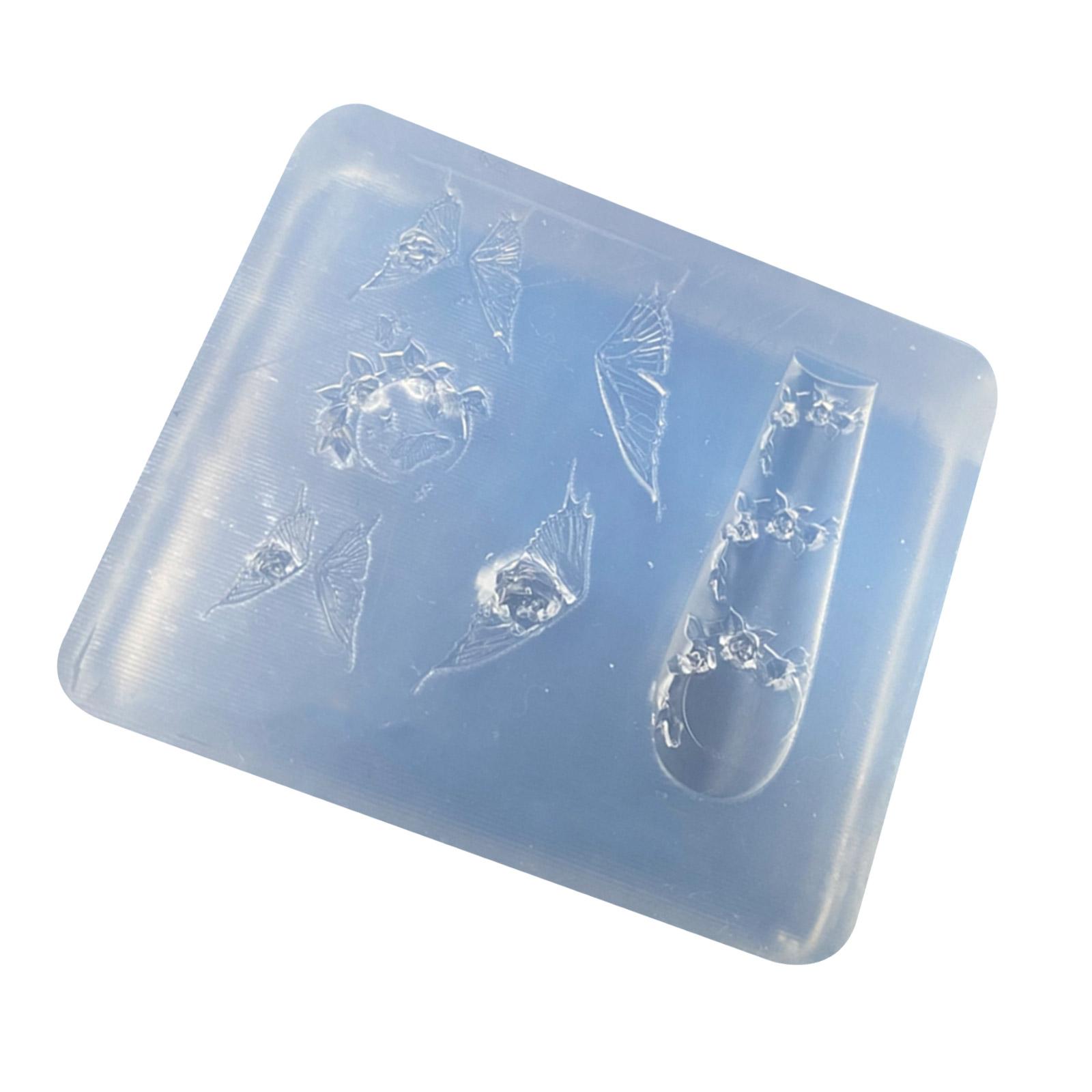 

Силиконовая форма для нейл-арта для 3D дизайна розы и бабочки, форма для украшения ногтей, инструмент для DIY маникюра