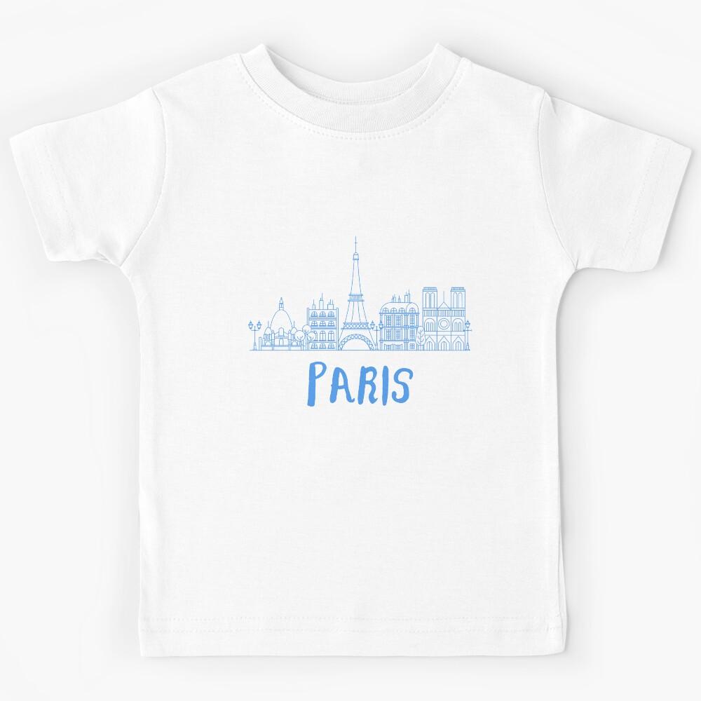 Paris Blue Kids T-Shirt 150