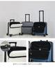 H Suitcase Carry Bag XS Size 35L Front Opening Pocket Removable Casters Carry Case Zippered Quiet Impact Resistant Polycarbonate Durable Travel