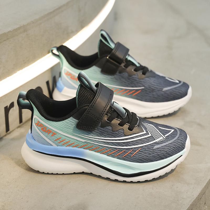 Children's Red Rabbit Series 7Pro Running Shoes Mesh Breathable Medium and Older Children's Velcro Boys' Non-slip Putian Sneakers