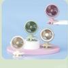 Mini Fan, USB Rechargeable, Dorm Bedside Small Fan, Rotatable Cream Color
