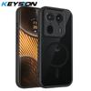 KEYSION Magnetyczne Etui na Telefon do Motorola Edge 50 Pro 5G Matowe Półprzezroczyste Przezroczyste Odporne na Wstrząsy Pokrowiec do Edge 50 Ultra 50 Fusion 5G