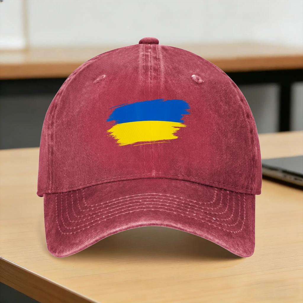 Ukraine Ukrainian Flag Casual Baseball Cap Summer Trucker Hat Outdoor Sport Hip Hop Hats Unisex Adult Yk Retro Baseball Caps