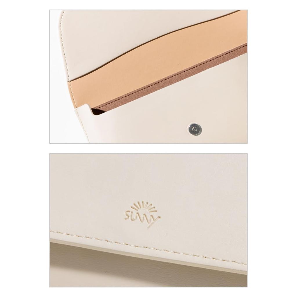 [Iroha Publishing] Iroha Publishing Federmäppchen, SUNNY FLAT PEN POUCH LSPL-03, Amberweiß