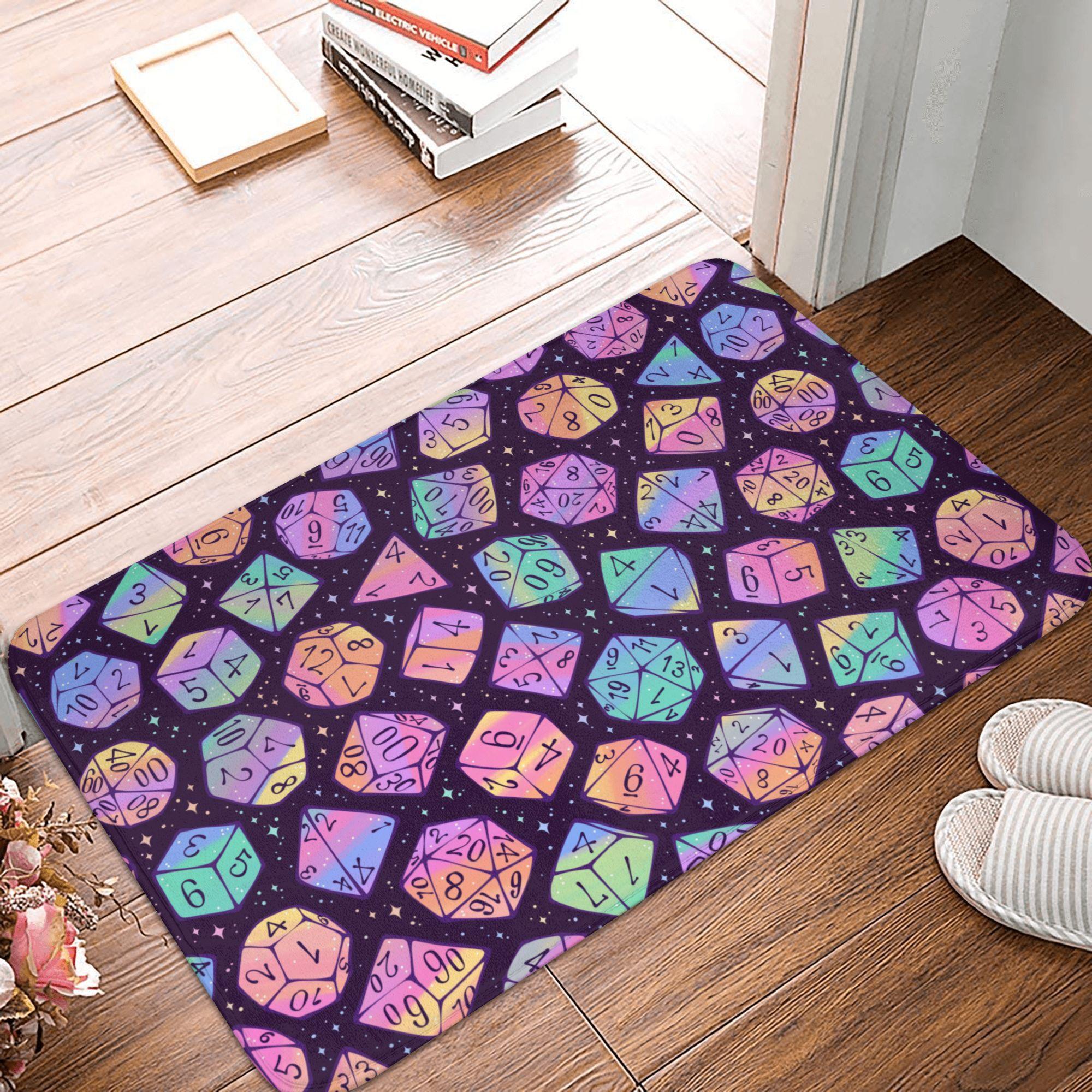 

Dnd Game House Initiative Front Floor Door Entrance Mat Outdoor Kitchen Bath Doormat Living Room Carpet Rug 40cmx60cm