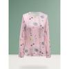 Spring Fall Women's Floral Print Casual Long Sleeve Crew Neck Sweatshirt Clothing