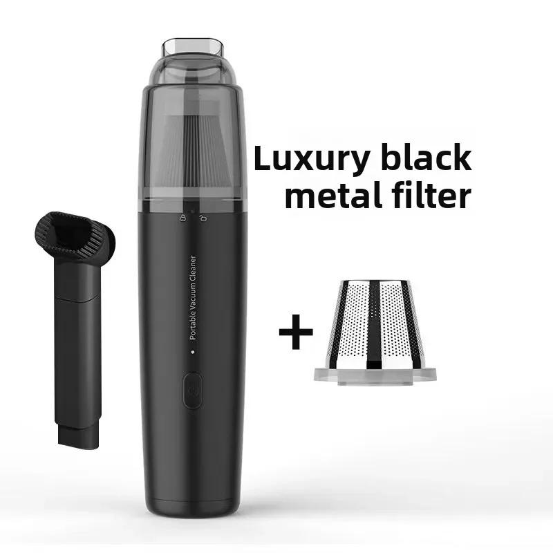 

Car Vacuum Cleaner Wireless Handheld for Desktop Home Car Interior Cleaning Mini Portable Auto Vaccum Cleaner Car Accessories чорний