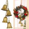 Decorative Bells Handmade Cow Bells For Christmas Weatherproof Gold Cow Chime For Dining Entryway Window Bedroom Door Living