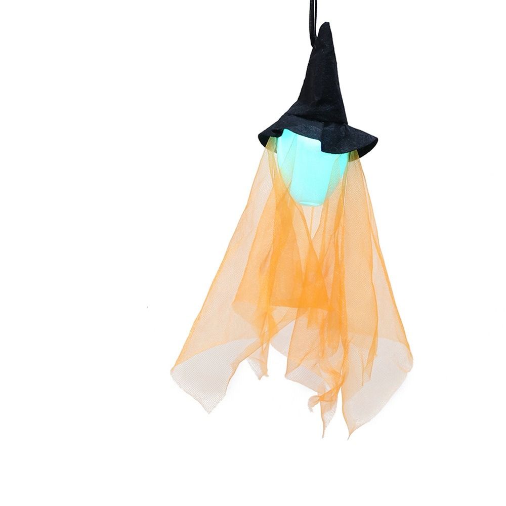 Witch Glowing Halloween Hanging Ghost With Hood Halloween Hanging Pendant  Living Room