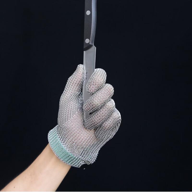TLXT 316L Stainless Steel Anti-Cut Five-Finger Gloves
