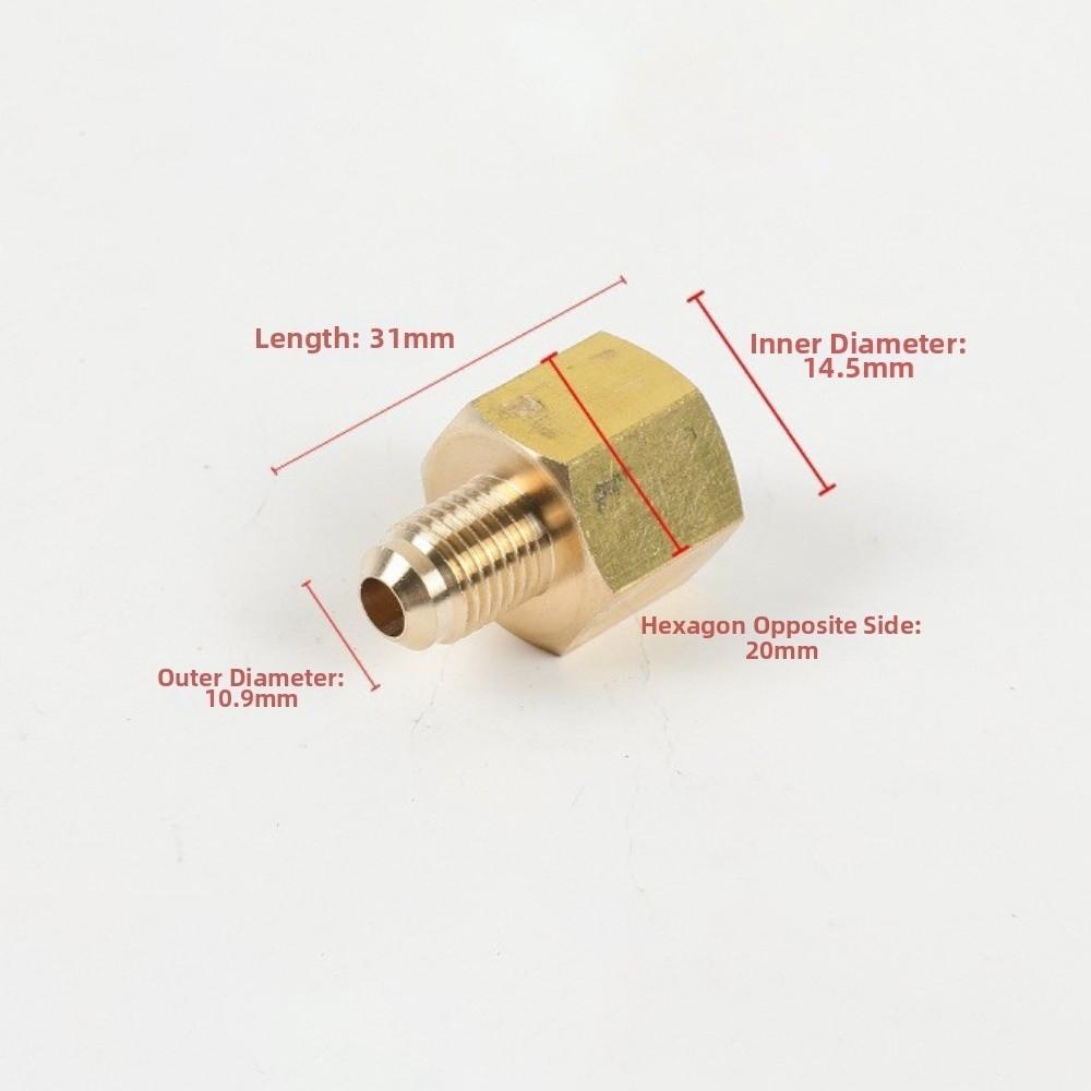 Brass Fitting Brass Copper Tube Adapter Female-Male 1/4" 3/8" 1/2" 3/4" Brass Pipe Fitting Reducer Joint