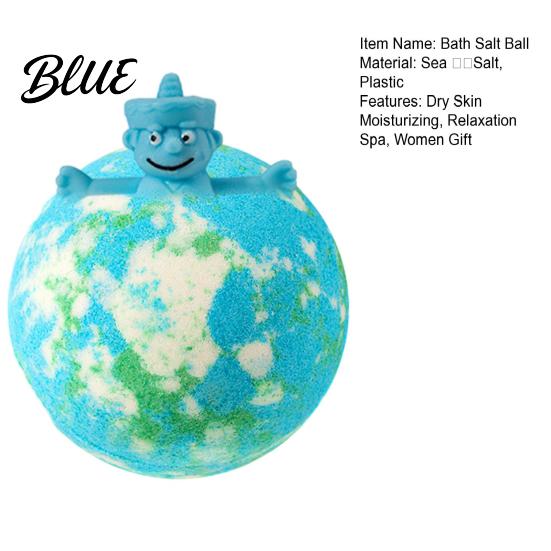 Scented Bath Bombs Salt with Surprise Toy Inside Plants Extract Essential Oils Handmade Spa Fizzies Ball Dry Skin Moisturizing Shower Relaxation Gift