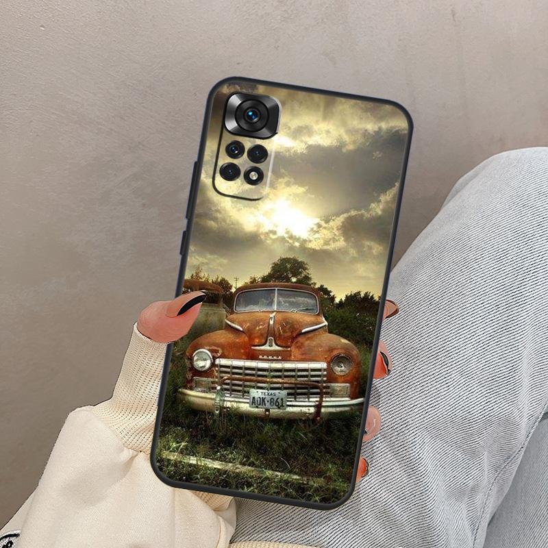 Old Retro Tractors Car For Xiaomi Redmi Note 13 9 10 11 12 14 15 Pro Plus Case Cover For Redmi 14C 10C 12C 13C 15C