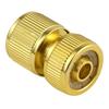 Garden Hose Quick Connector 4-Point Copper Thread Water Pipe Adapter for Drip Irrigation System Fitting Joint