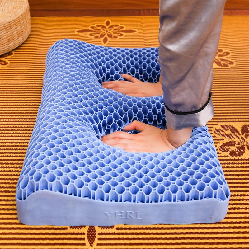 New Black Technology Honeycomb Pectin Neck Support Pillow - Breathable & Washable for Home & Dorm Use