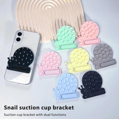 Handyhalter Schneckenform Saugnapf Handy Ständer Silikon Faltbar Silikon Ständer
