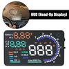 A8 HUD 5.5'' OBD II Car HUD Display Auto Windshied Reflective Screen Speed Display LED Windshield Projector Speedometer