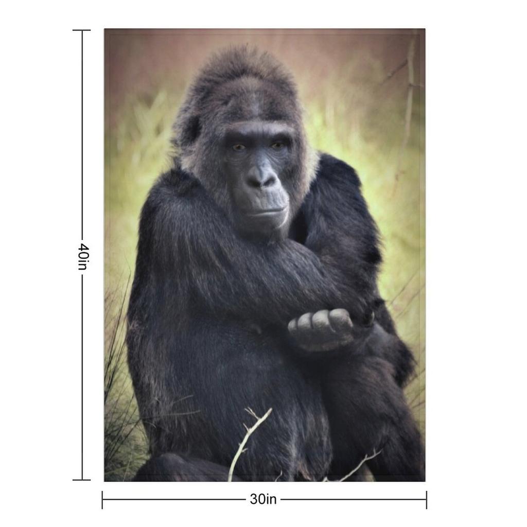 Gorilla Throw Blanket Sofas Large Moving Blankets For Baby Blankets