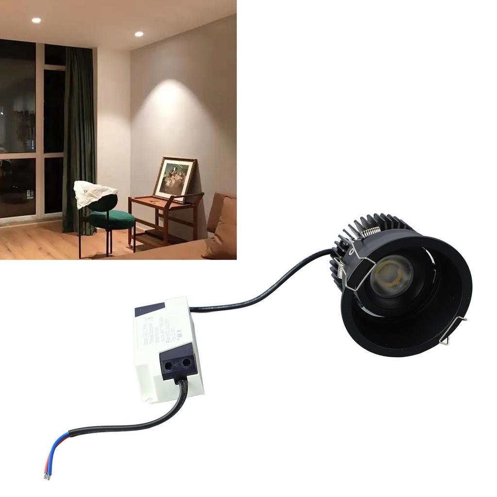 10W Recessed LED   for   Light Absorption 30 degrees    100 to 265V Embedded Downlight for Living Room Hotel