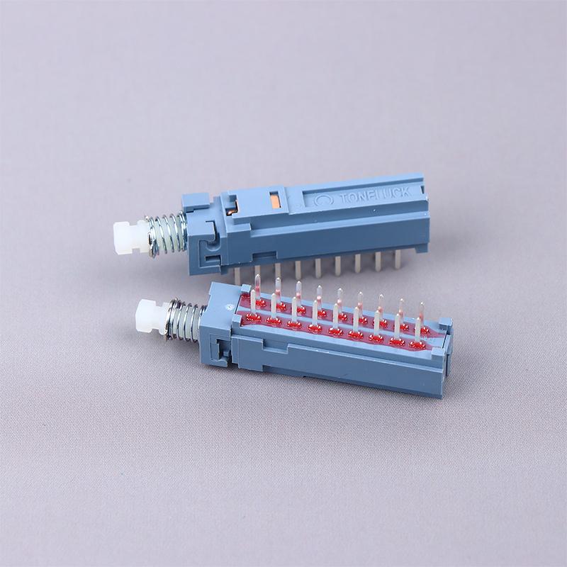 1/3Pcs Mpns6A Mpn-S6-A Self-Locking 6-Knife 18-Pin Keyboard Switch 6-Way Power Switch With Lock