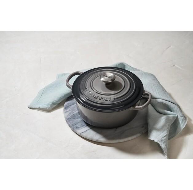 Cast Iron Roaster Le Creuset Signature Round 26 Cm Flint 5.3 L (21177264442430)