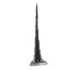 Burj Khalifa Tower Model Gray Alloy Miniature Dubai Tower Ornament Dubai Landmark Building Model