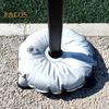 Weight Bag for Feather Flag Base Collapsible Round Flagpole Base Waterproof Easy To Fill Weight Water Bag Portable Base for Beach Sun Umbrella