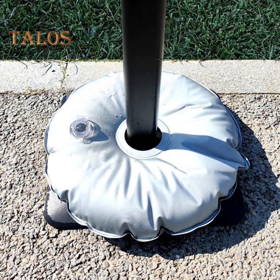 Weight Bag for Feather Flag Base Collapsible Round Flagpole Base Waterproof Easy To Fill Weight Water Bag Portable Base for Beach Sun Umbrella