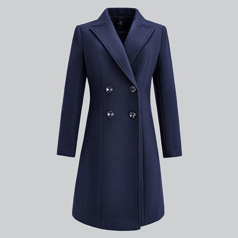 Women's Mid-Length Wool Blend Coat