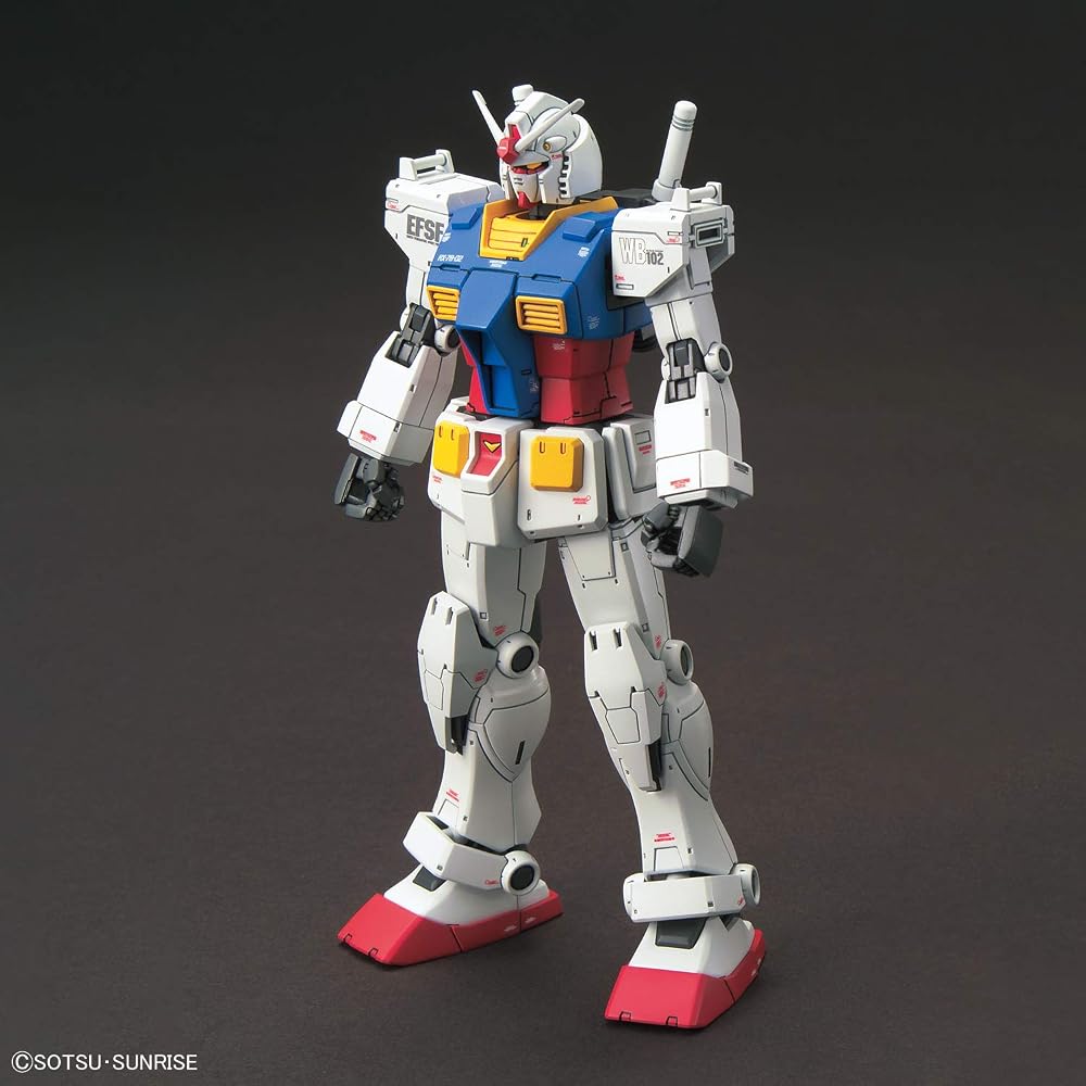 HG Mobile Suit Gundam The Origin RX-78-02 Gundam 1/144 scale color coded plastic model