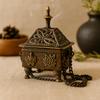 Incense Burner Tibetan Brass Hanging Eight Auspicious Symbols