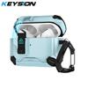 KEYSION Magnetic Automatic Switch Earphone Case for Airpods Pro 3 Pro 2 Shockproof Phone Stand Headphone Cover for AirPods 4 3 2 1