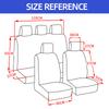5pcs Universal Car Seat Cover Tire Detail Comfortable and Beautiful Seat Covers Protecting Seat Universal Car Accessories