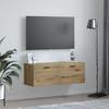 Wall Cabinet 100 x 36.5 x 35 cm Engineered Wood Artisan Oak