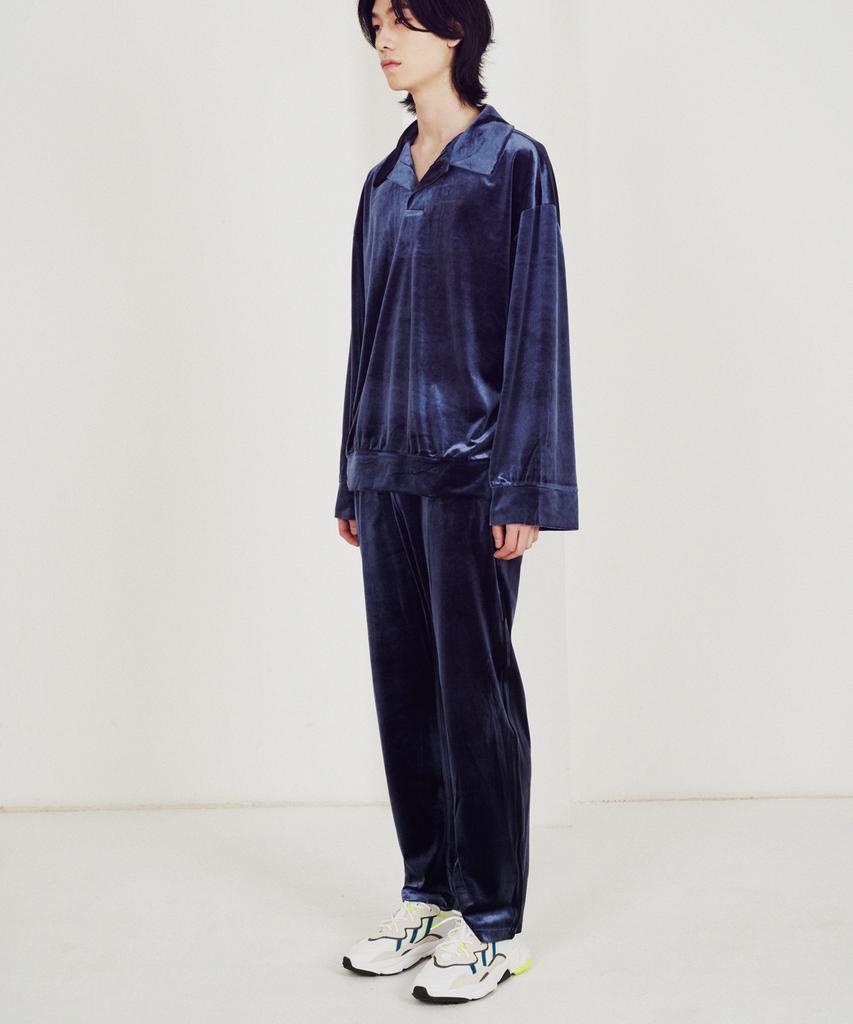 FANGOH Life Stings - Velvet Track Pants French Blue