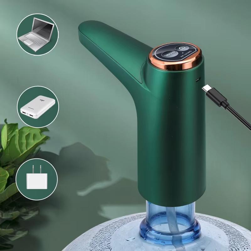 Portable Automatic Water Pump USB Charging Water Pump Touch Control Switch Water Bottle Gallon Drinking Water Bottle