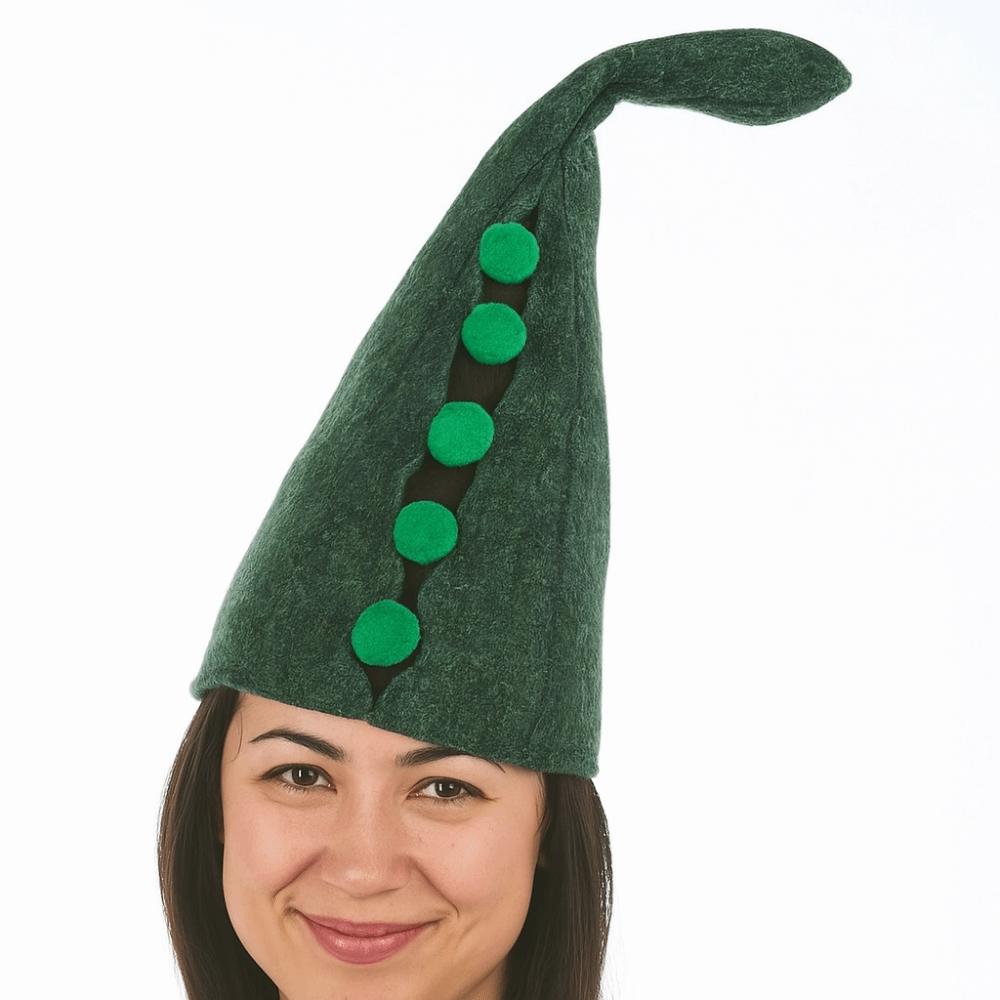 Hair Decoration Halloween Cosplay Costume Prop Polyester Pea Wizard Role Play Caps  Makeup Props