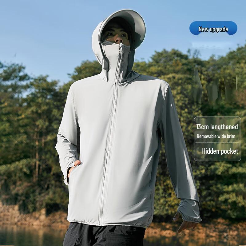 

Men s Summer Cooling Hooded Sun Protection Jacket 3XL