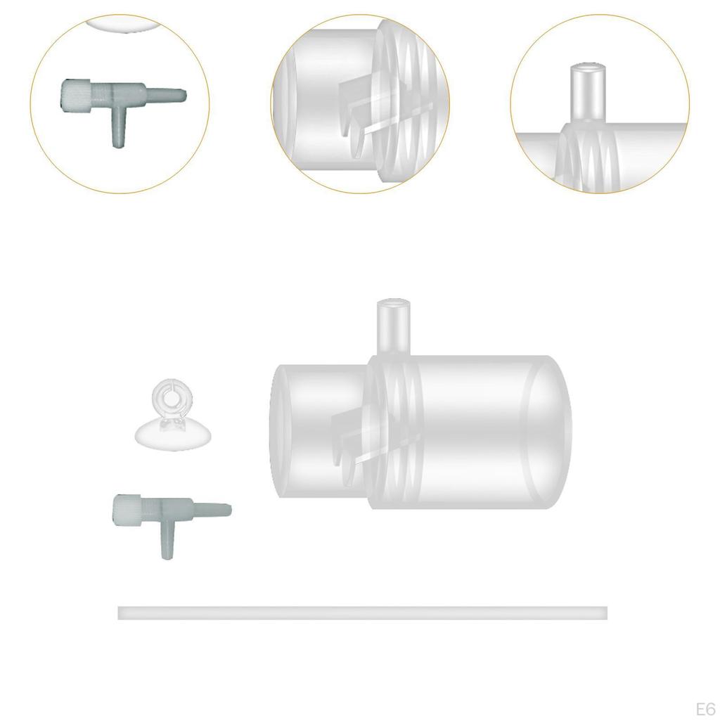 Enrichment Adapter Water Outlet Nozzle Transparent Control Levels Set The Flow Easily To Be