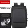 Men's Expandable Business Backpack - Large Capacity, Water-Repellent, Multifunctional Laptop Bag for Commute & Travel